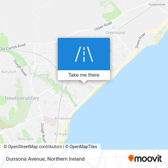 Dunsona Avenue map
