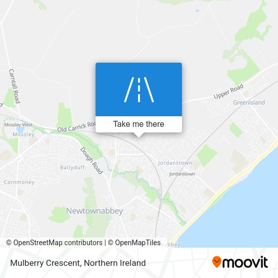 Mulberry Crescent map