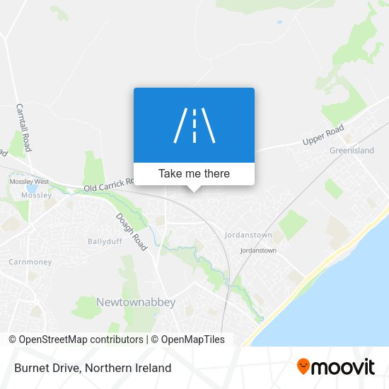 Burnet Drive map