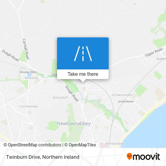 Twinburn Drive map