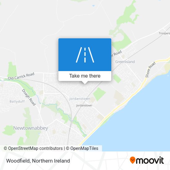 Woodfield map