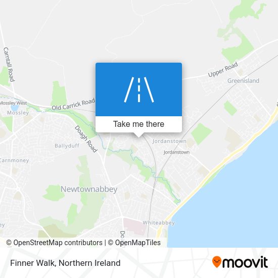 Finner Walk map