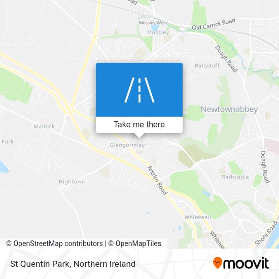St Quentin Park map