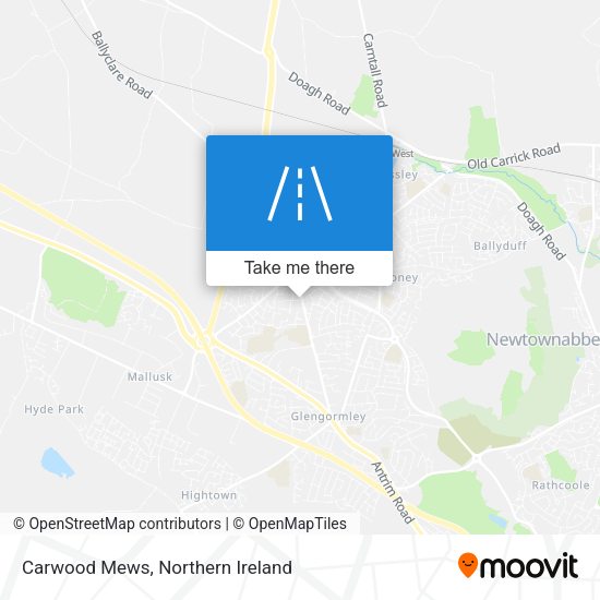 Carwood Mews map