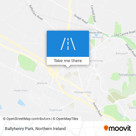 Ballyhenry Park map