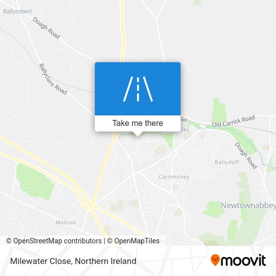 Milewater Close map