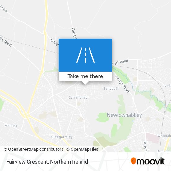 Fairview Crescent map