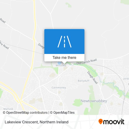 Lakeview Crescent map