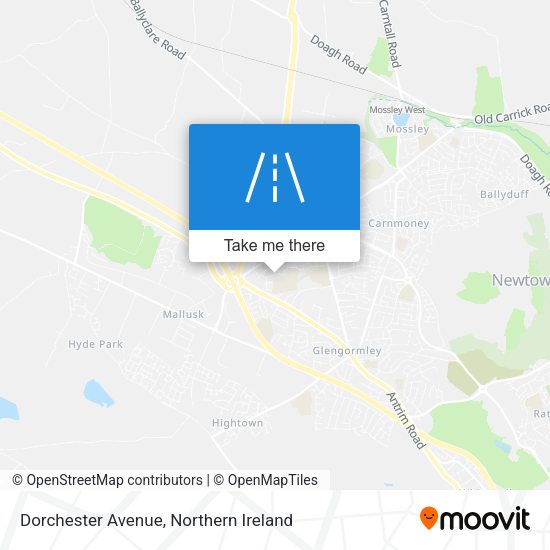 Dorchester Avenue map