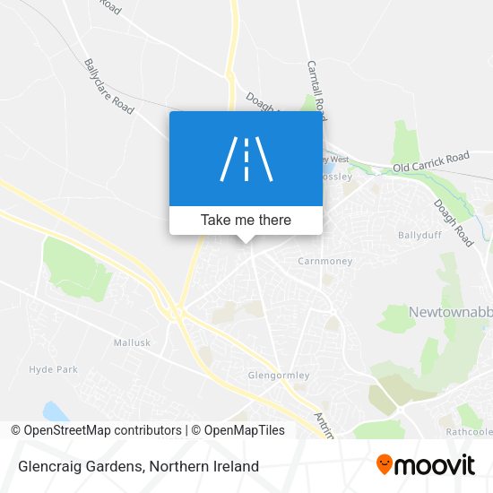 Glencraig Gardens map