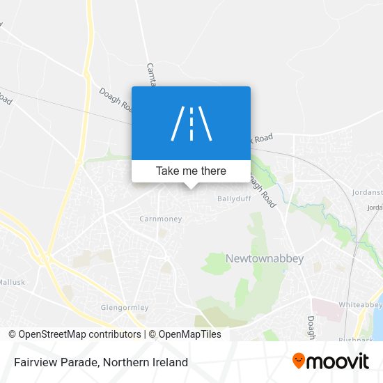 Fairview Parade map