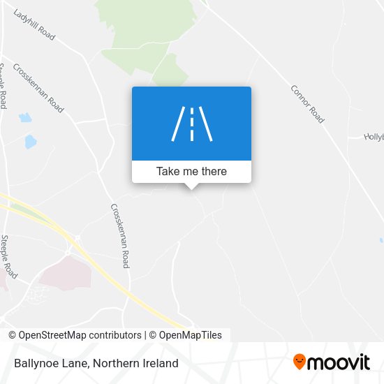 Ballynoe Lane map