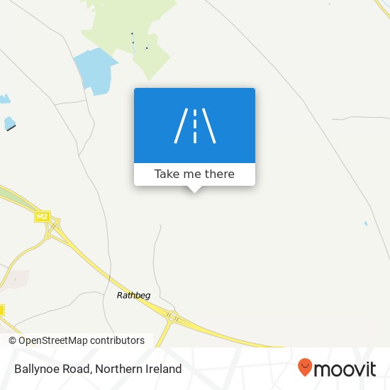 Ballynoe Road map