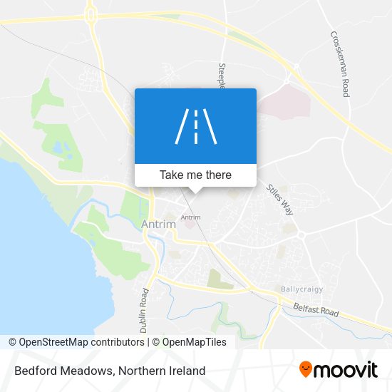 Bedford Meadows map