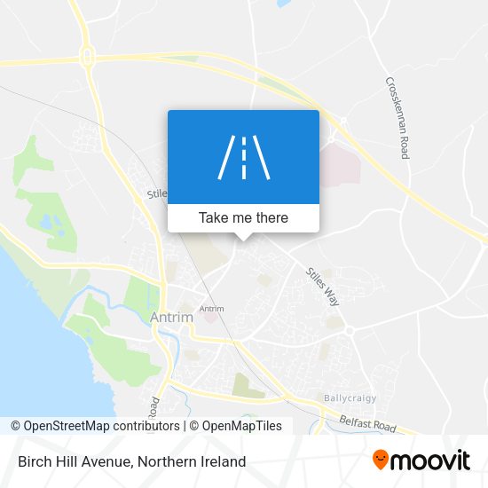 Birch Hill Avenue map