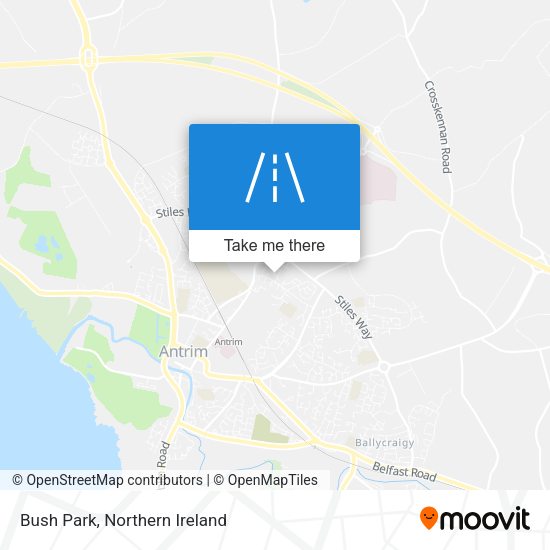 Bush Park map