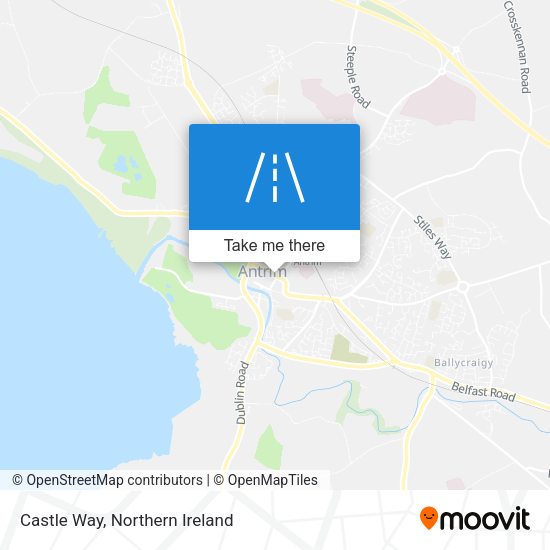Castle Way map