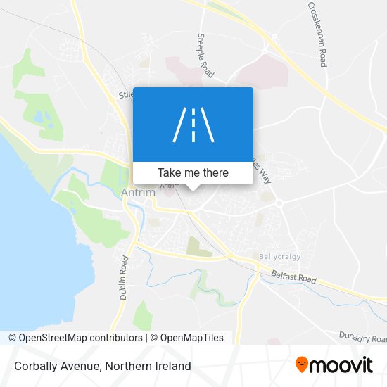 Corbally Avenue map