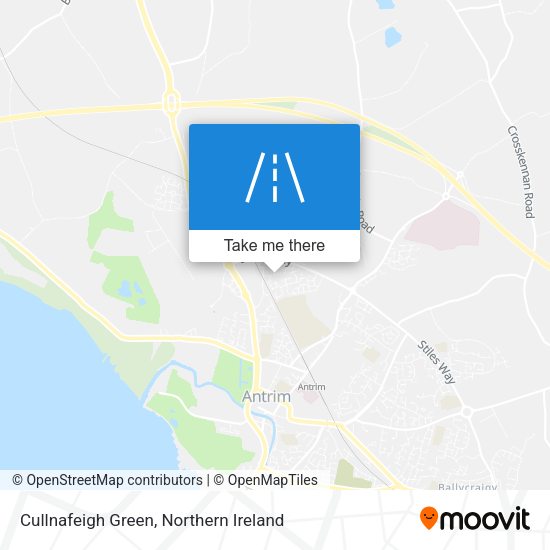 Cullnafeigh Green map