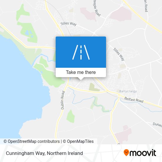 Cunningham Way map