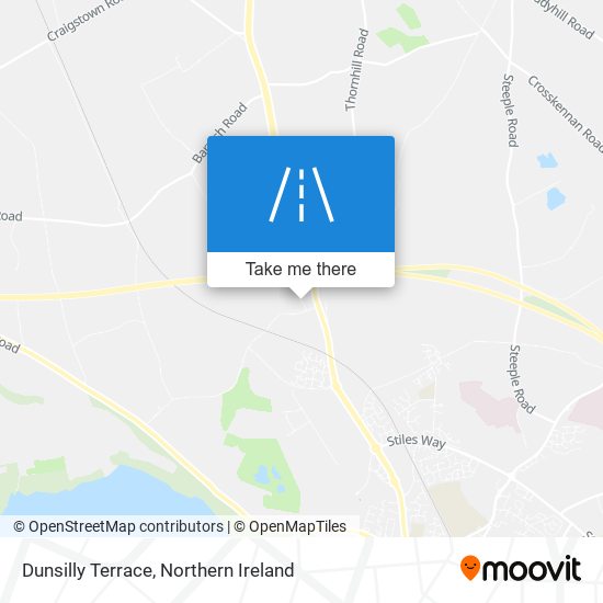 Dunsilly Terrace map