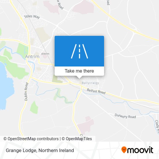 Grange Lodge map