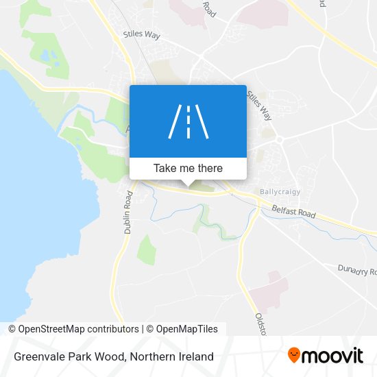 Greenvale Park Wood map