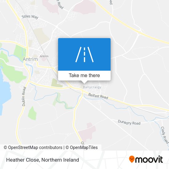 Heather Close map