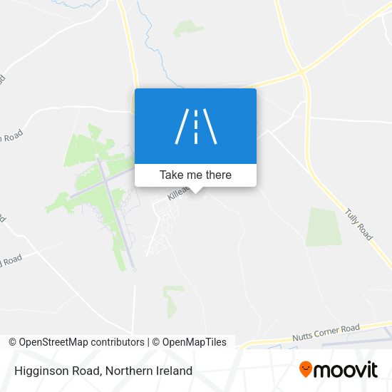 Higginson Road map