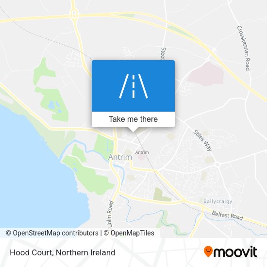 Hood Court map