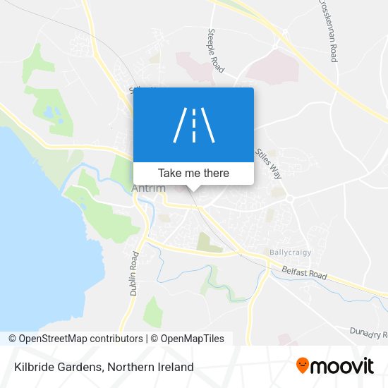 Kilbride Gardens map