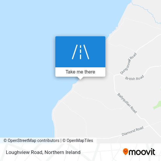Loughview Road map