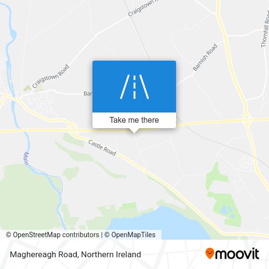 Maghereagh Road map