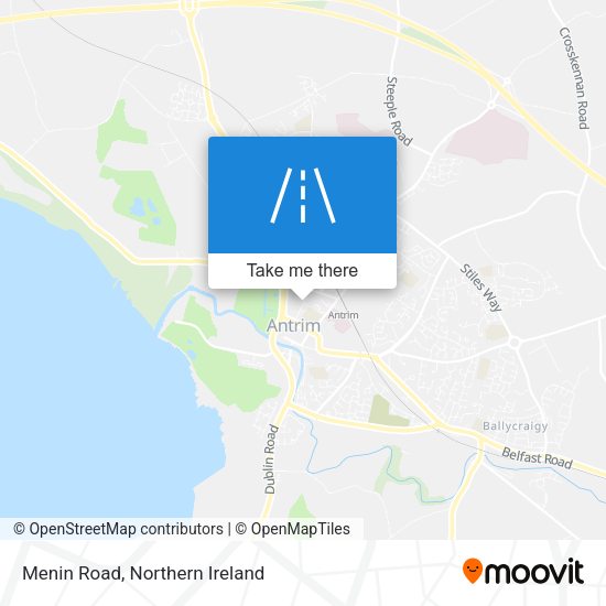 Menin Road map