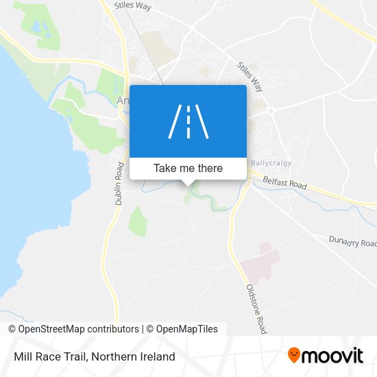 Mill Race Trail map