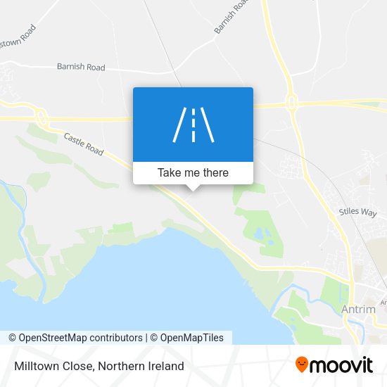 Milltown Close map