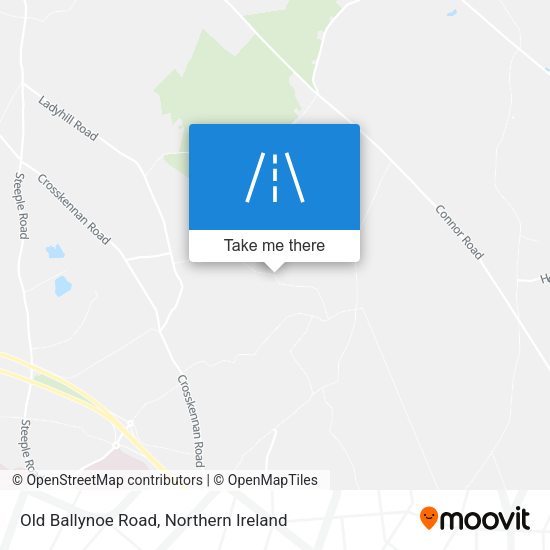 Old Ballynoe Road map