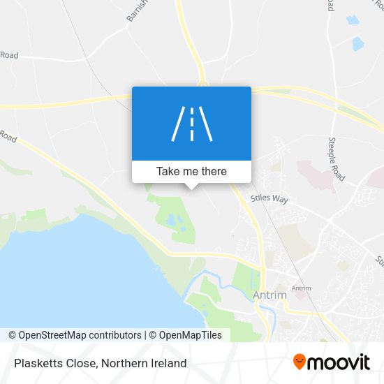 Plasketts Close map