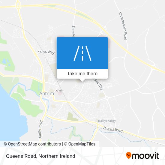 Queens Road map