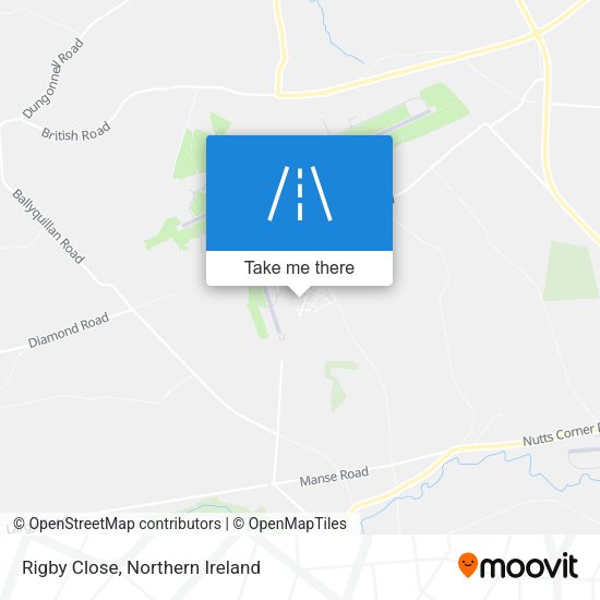 Rigby Close map