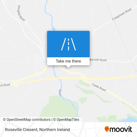 Roseville Cresent map