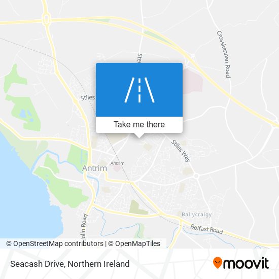 Seacash Drive map