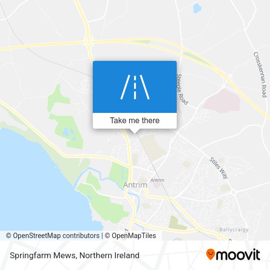 Springfarm Mews map