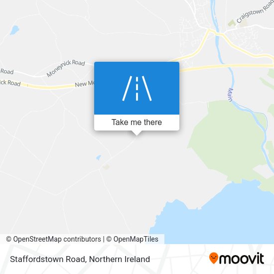 Staffordstown Road map