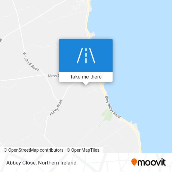 Abbey Close map