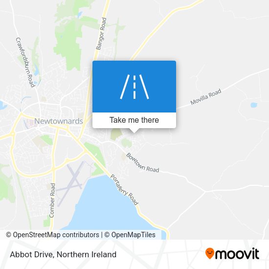 Abbot Drive map