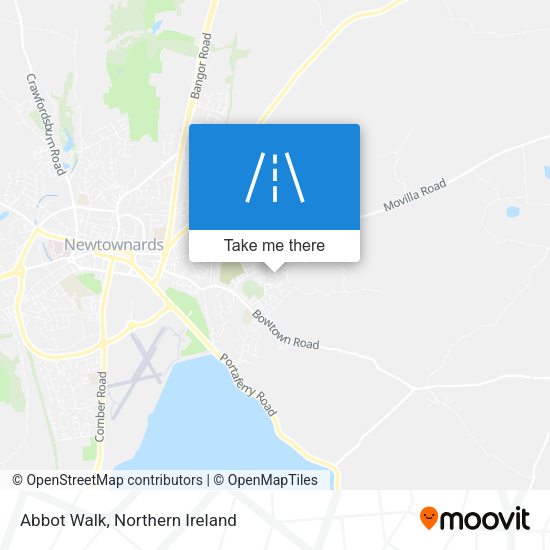 Abbot Walk map