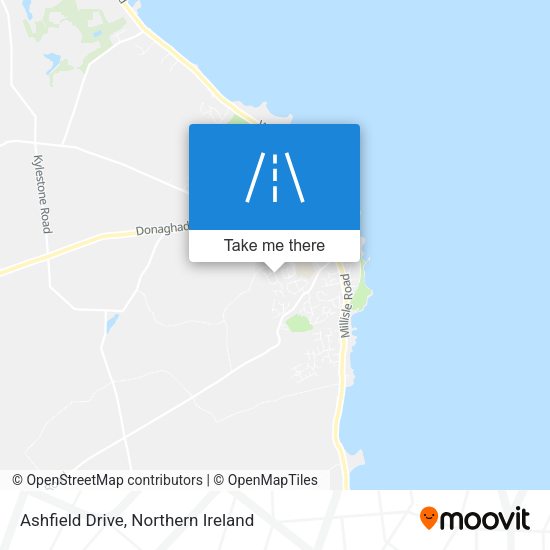 Ashfield Drive map