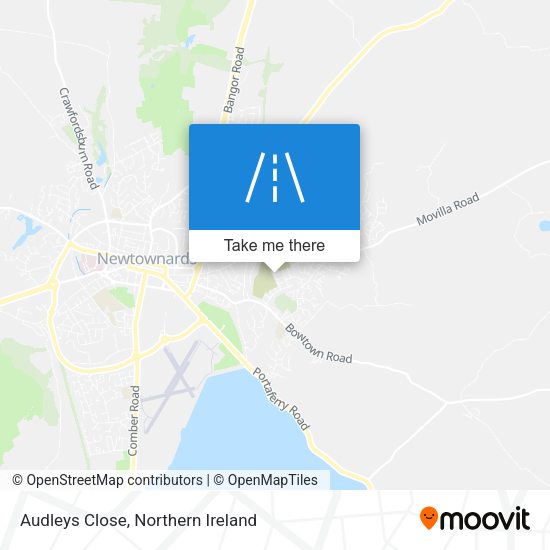 Audleys Close map