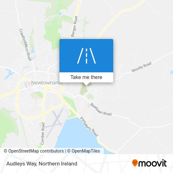 Audleys Way map